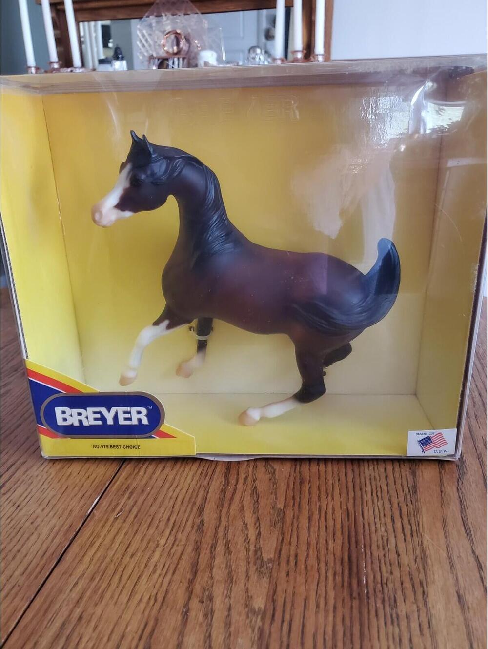 Vtg Breyer Best Choice Arabian,still Attached To Box